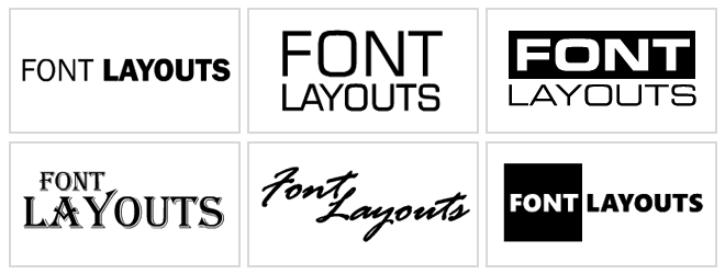 logo type fonts