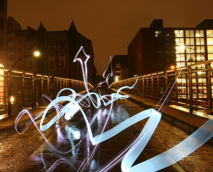 learning how to graffiti. Light Graffiti (How do they do